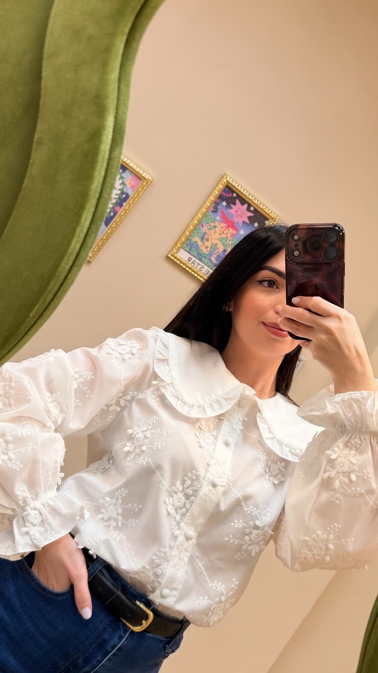 Camicetta Sophie Ricamata