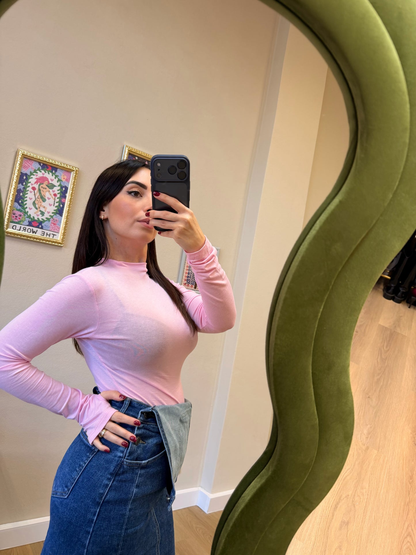 Maglia Velata Baby Pink