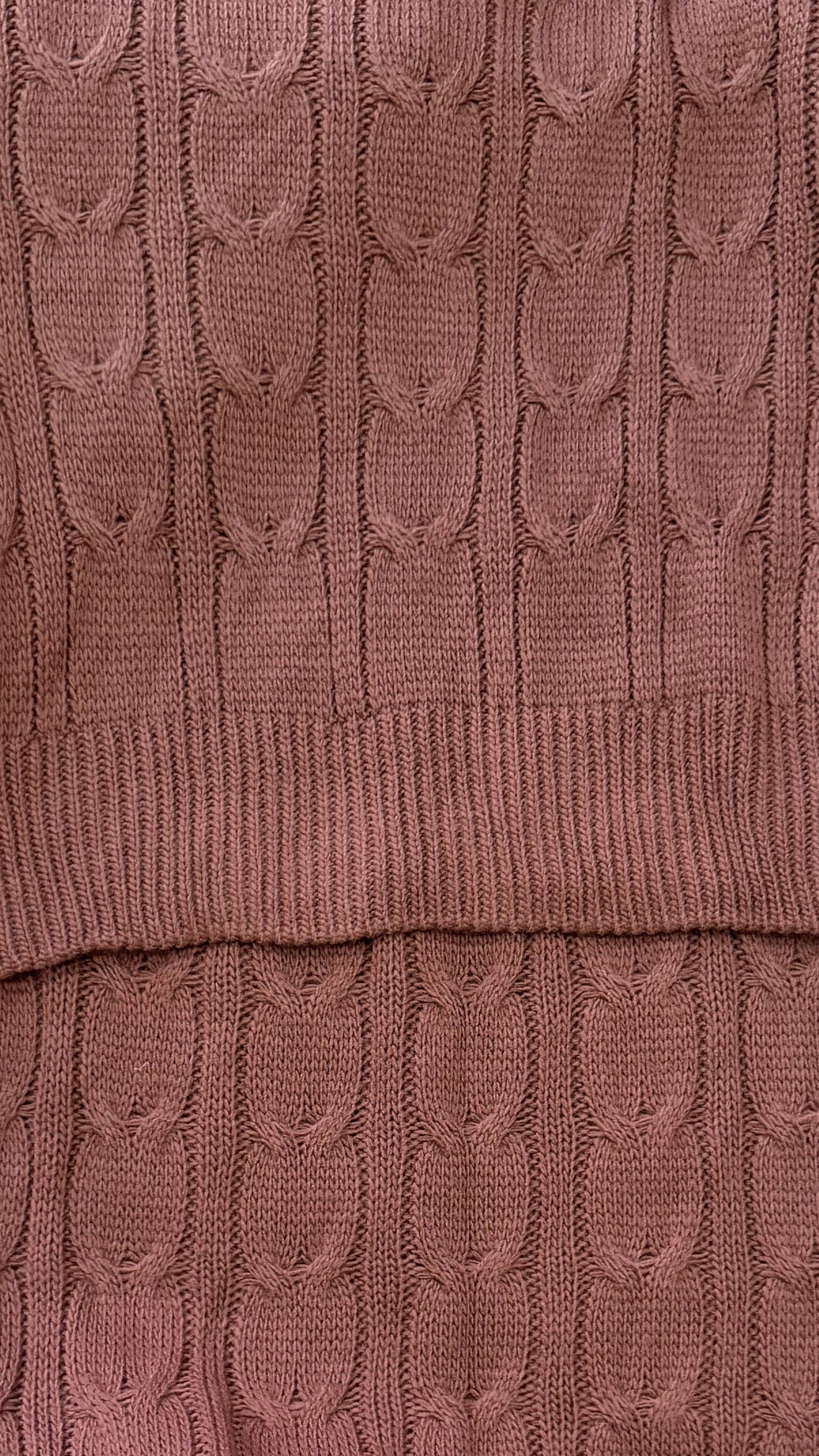 Coordinato Lana Treccia Gonna