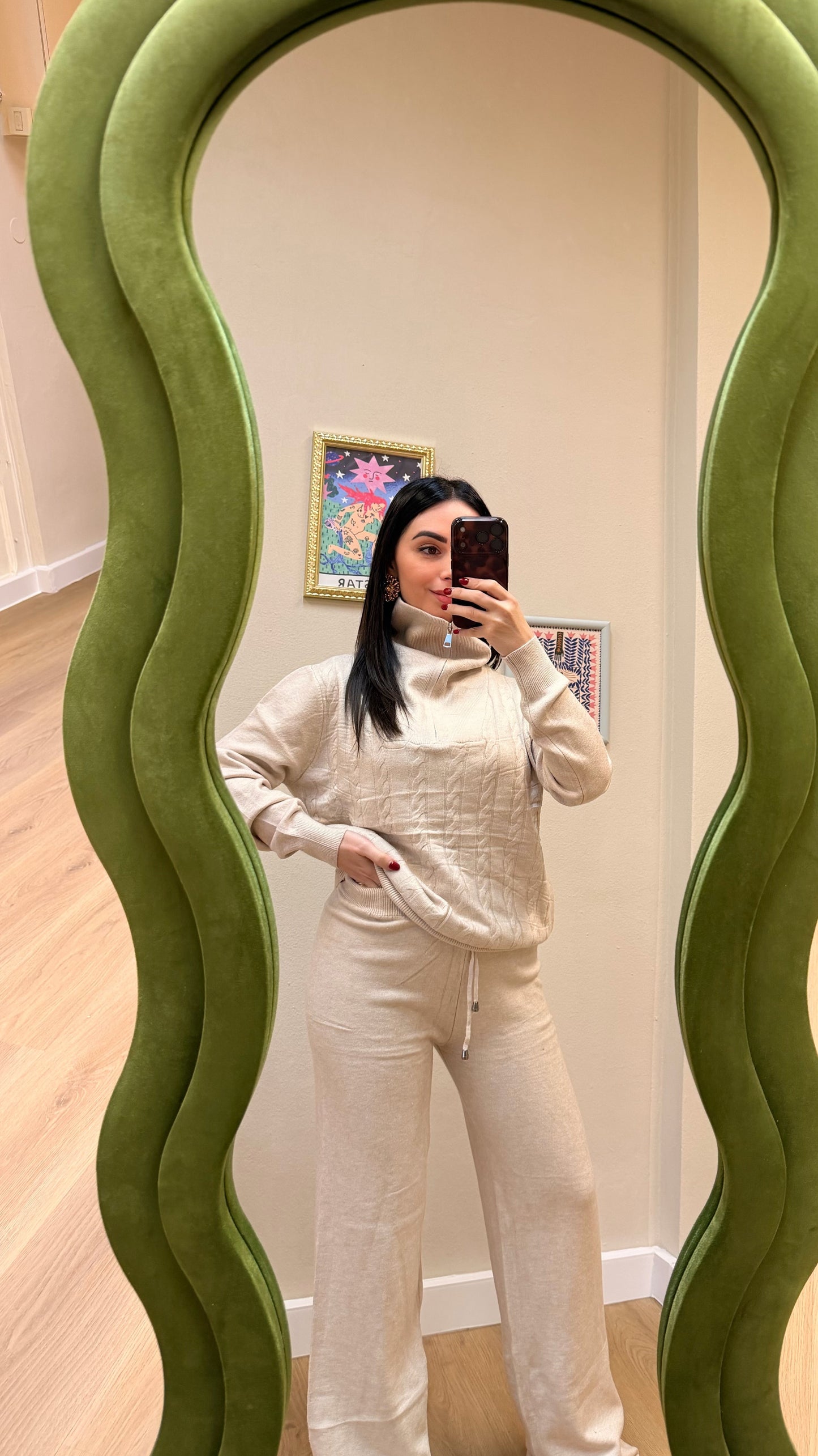 Coordinato Treccia Zip