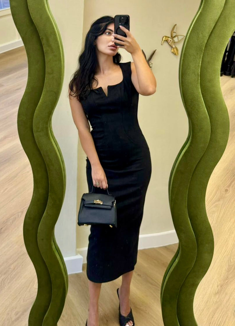 Dress in Suede