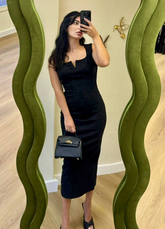 Dress in Suede