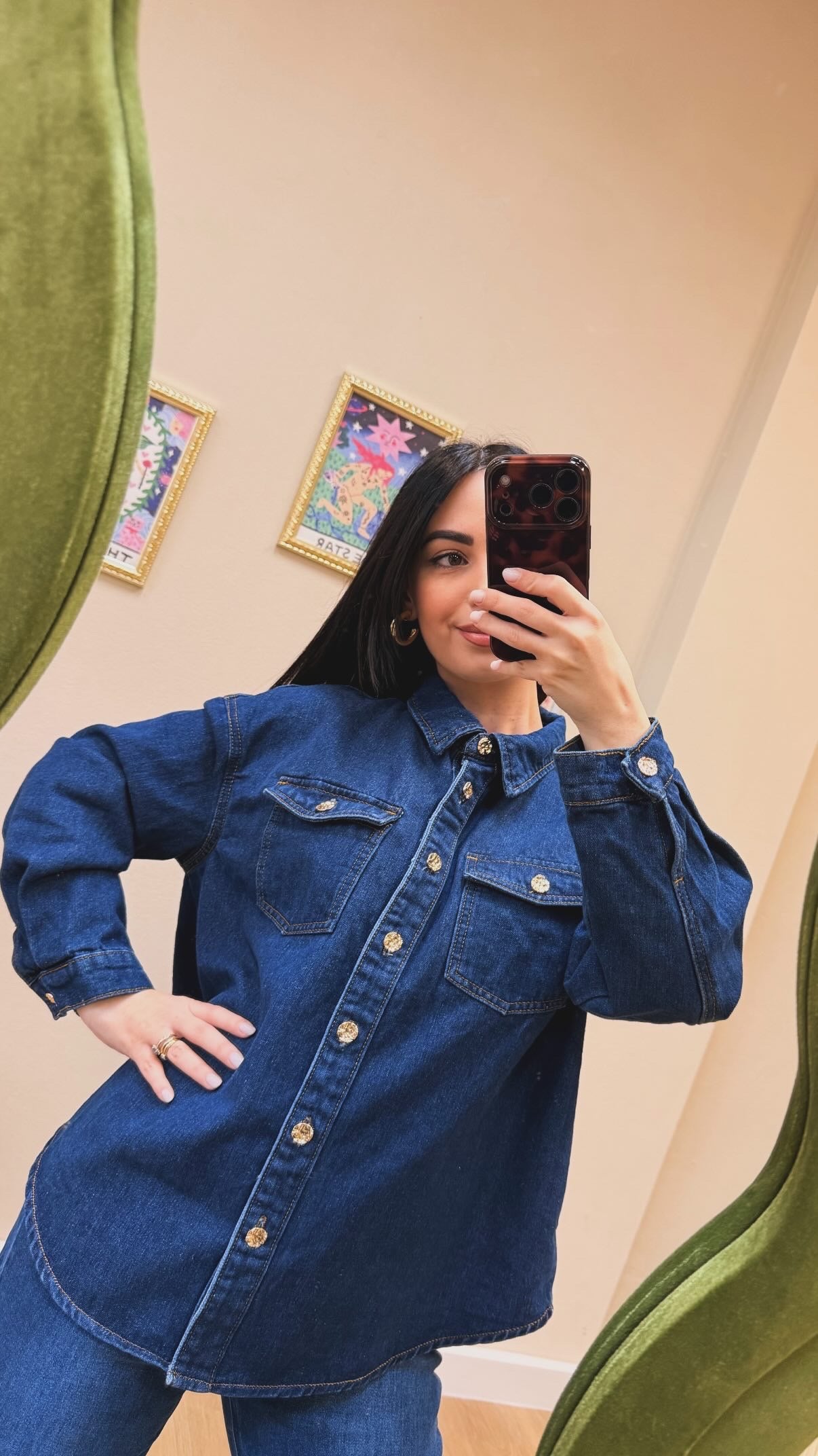 Camicia Jeans Blu