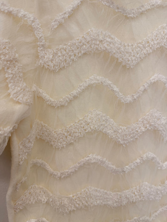 Maglioncino tulle ricamo