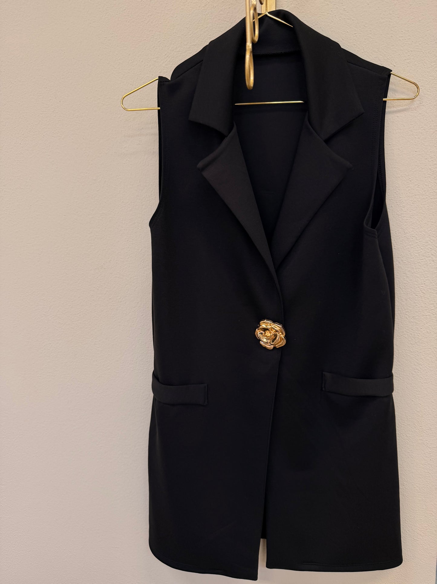 Cardigan giacca spilla Fiore