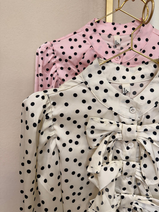 Camicia Satin Pois Mochy