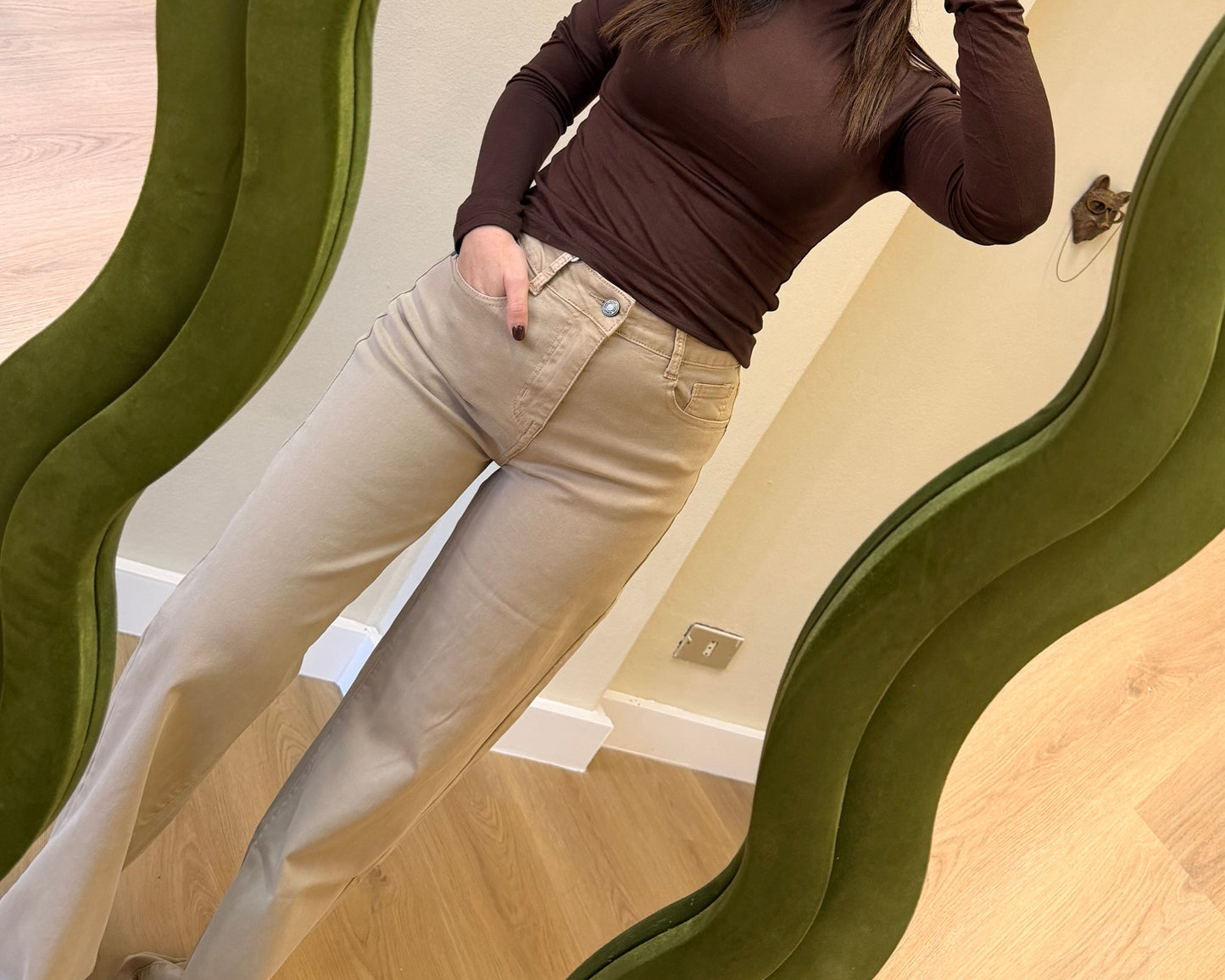 Jeans Beige biscotto