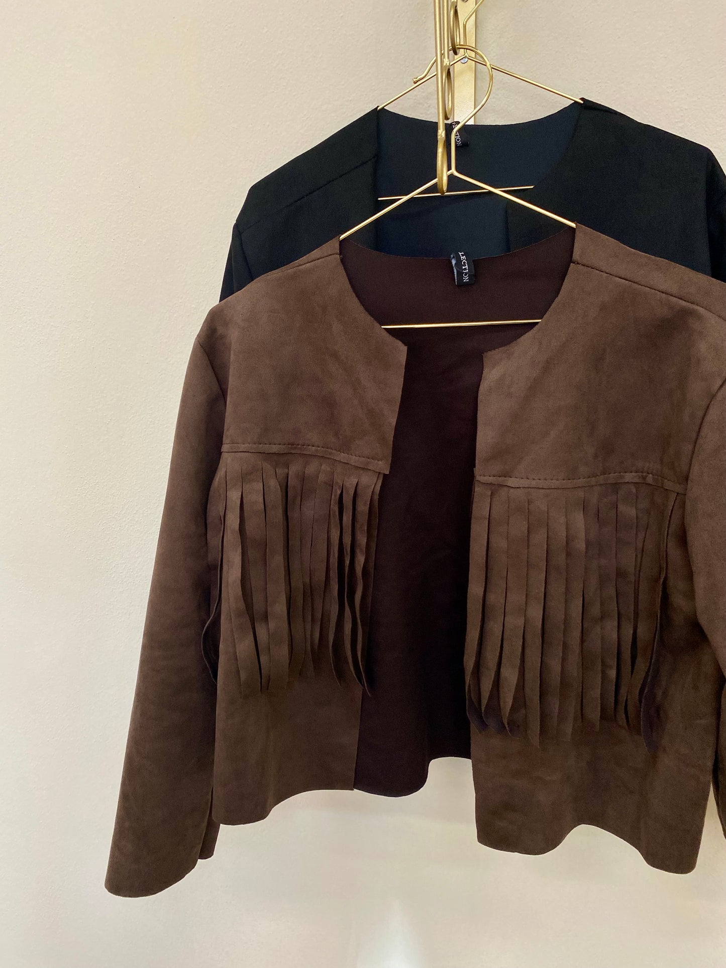 Giacca Suede Frange