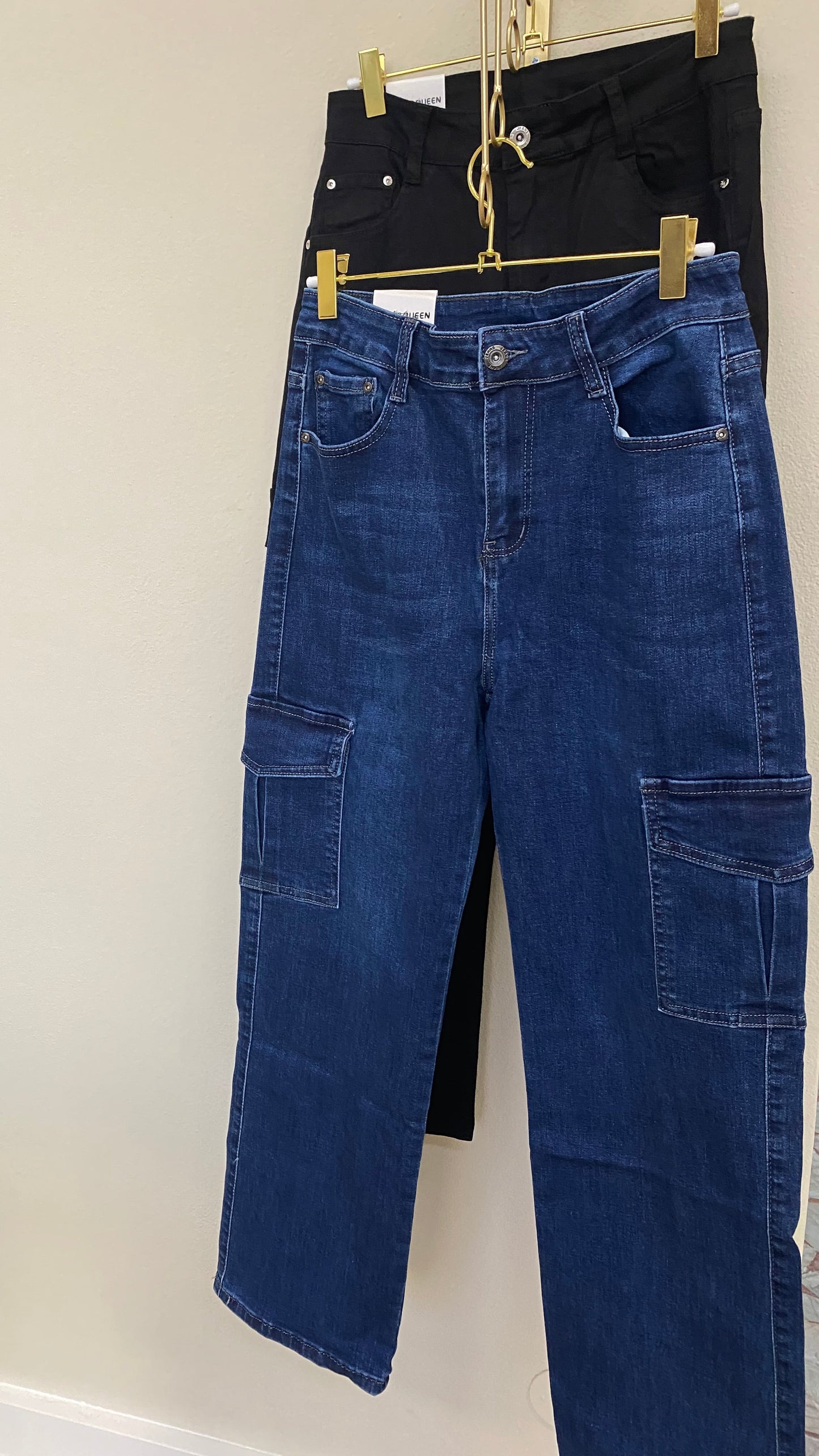 Cargo Blu Cotone