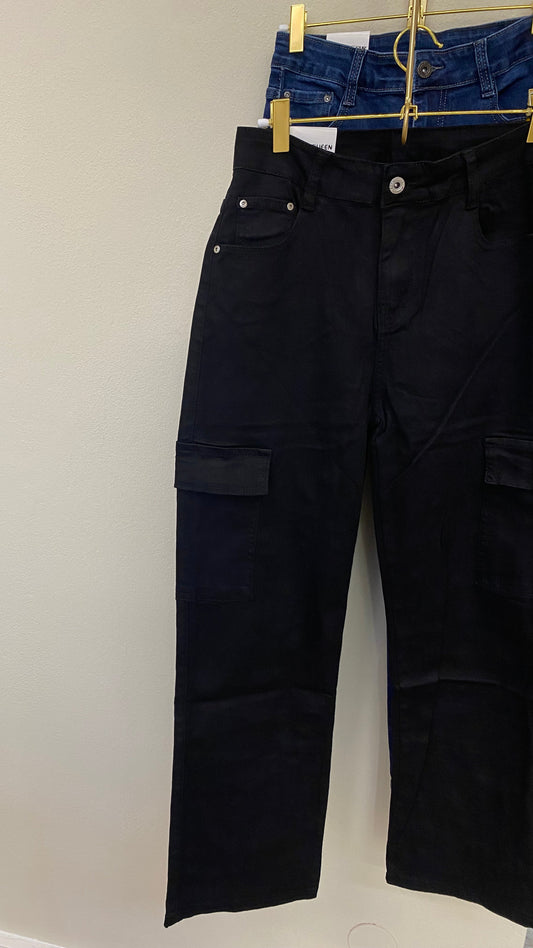 Cargo Nero Cotone