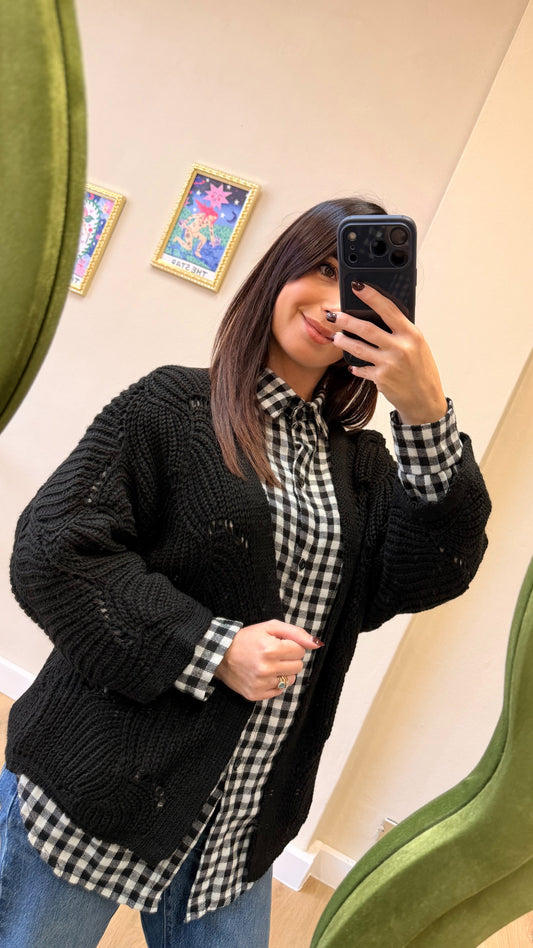 Cardigan nero