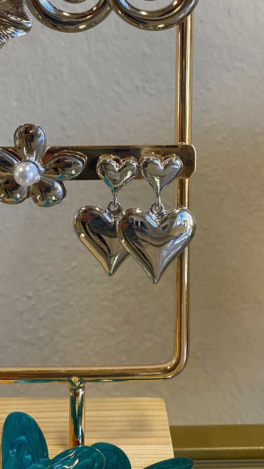 Cuori pendenti doppi
