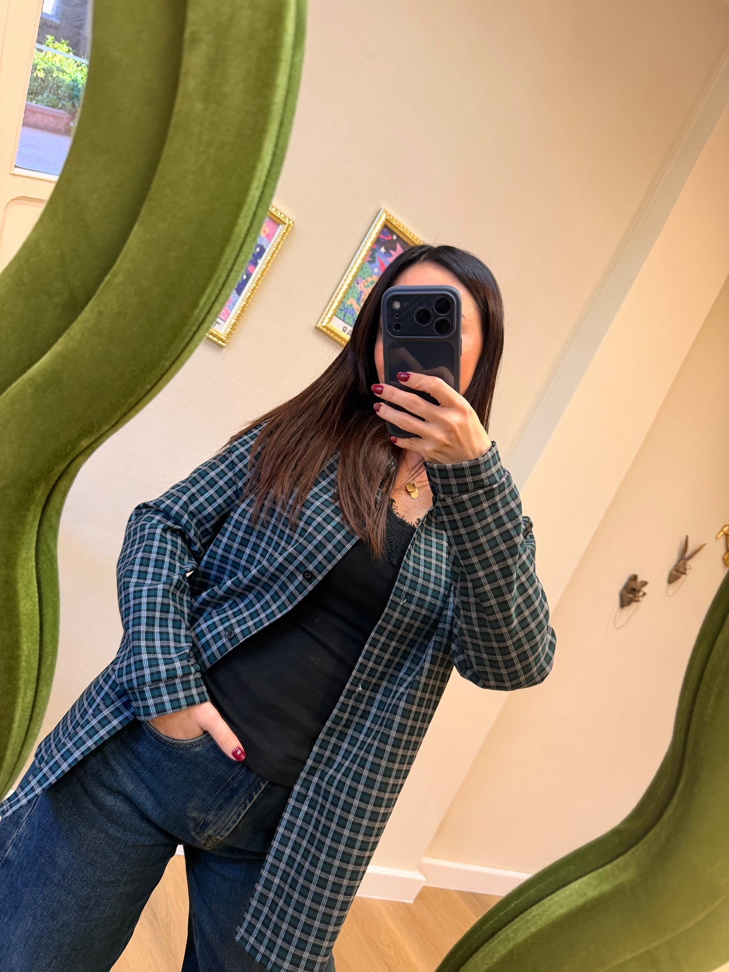 Camicia Grandma Quadretti