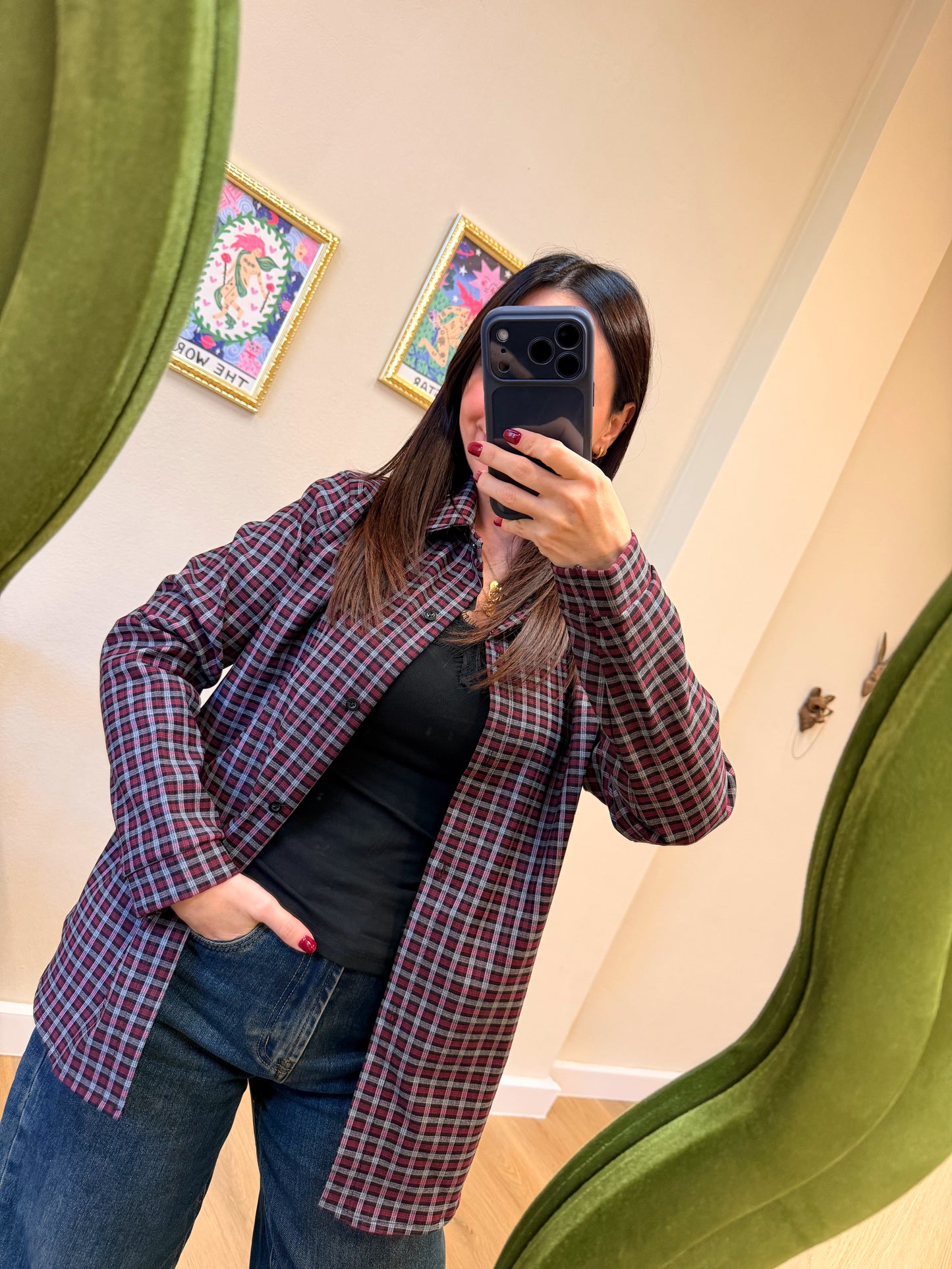 Camicia Grandma Quadretti