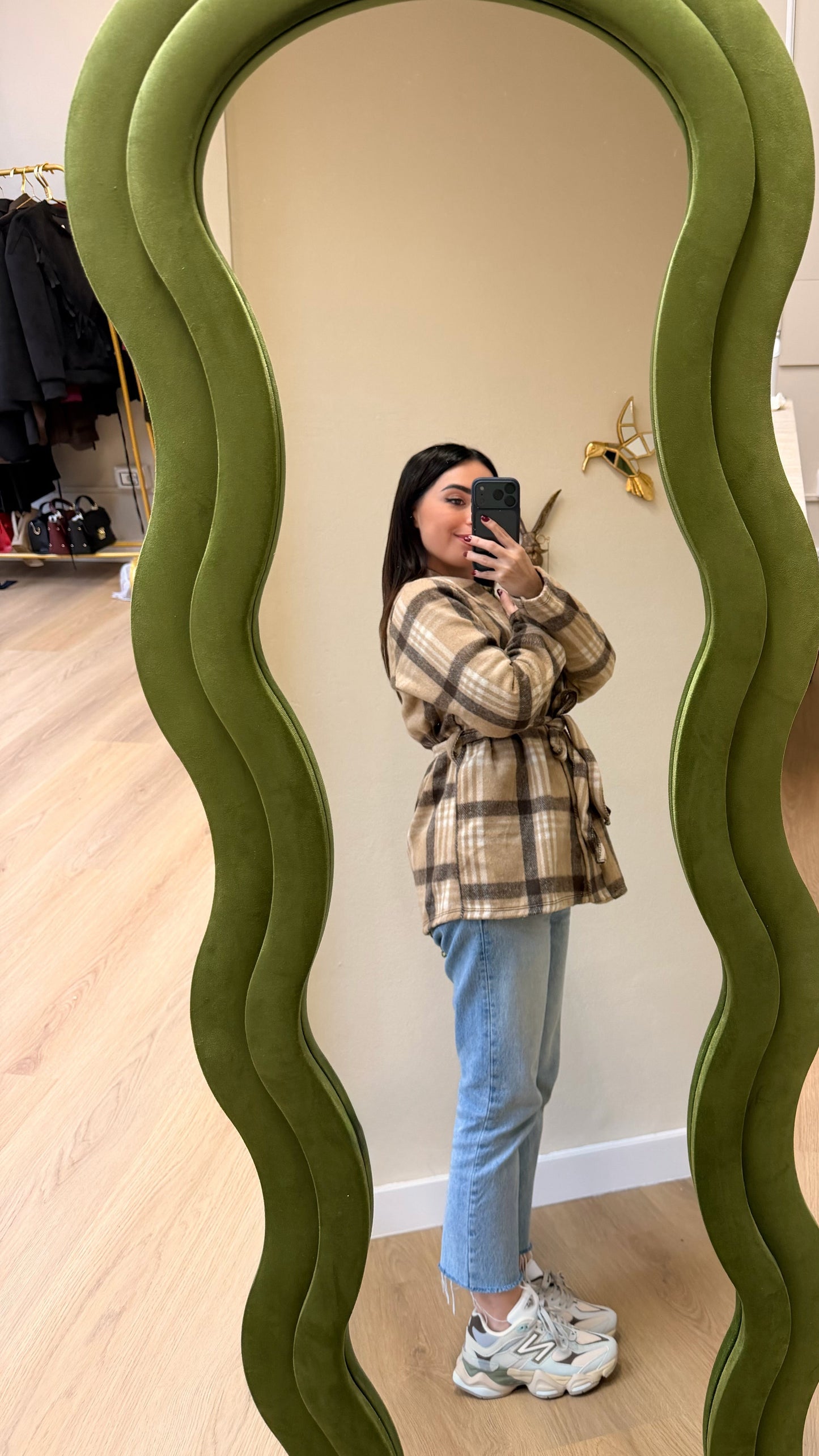 Blazer fusciacca Quadri