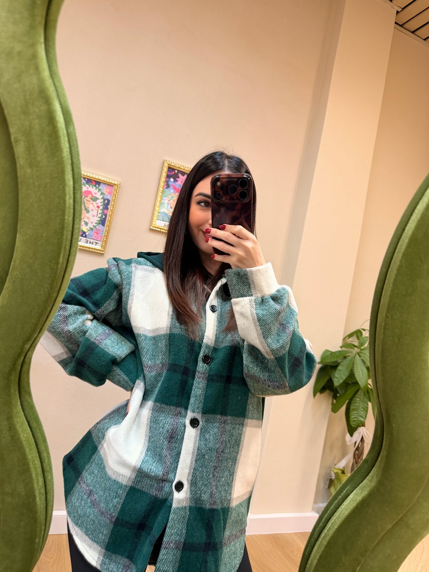 Maxi Camicia College Cappuccio