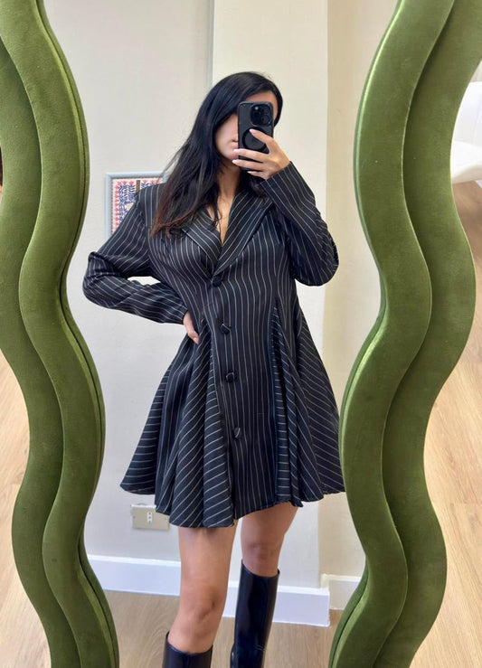 Dress gessato Taglia Unica